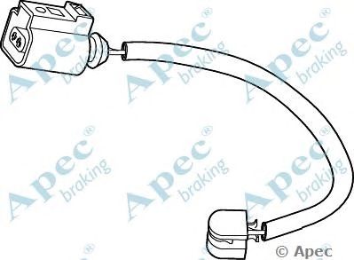 APEC BRAKING wir5248 -  Указатель износа, накладка тормозной колодки